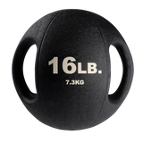 16LB Dual Grip Medicine Ball BLACK