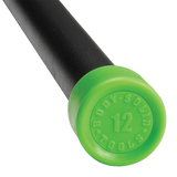 12LB GREEN PADDED WEIGHT BAR - Grip Diameter 1.05"