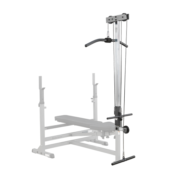 Lat Pull Down/Seated Row Attachment for Benches
