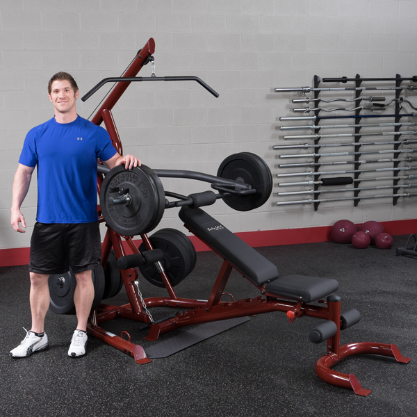 Corner Leverage Gym Package, Includes GFID100 Bench