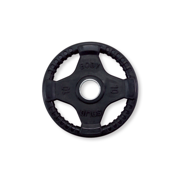 10 Lb. Rubber Grip Olympic Plate | black |