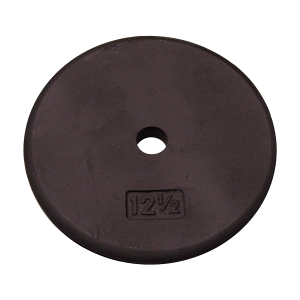 Individual Cast Black 1" Plates 1.25, 2.5, 5, 7.5, 10, 12.5, 20, 25, 50 lbs (per LB)