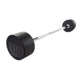 Rubber Coated Fixed Straight Barbell, 110lb